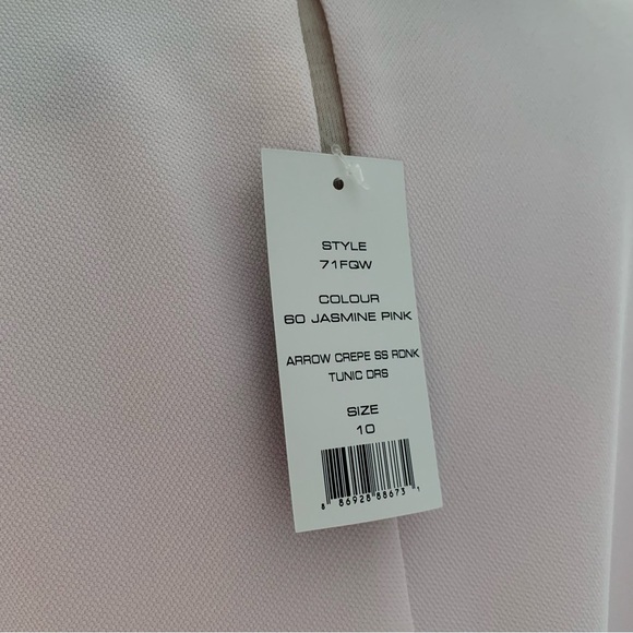 NWT French Connection Pink Tulip Sleeve Dress - Picture 2 of 10